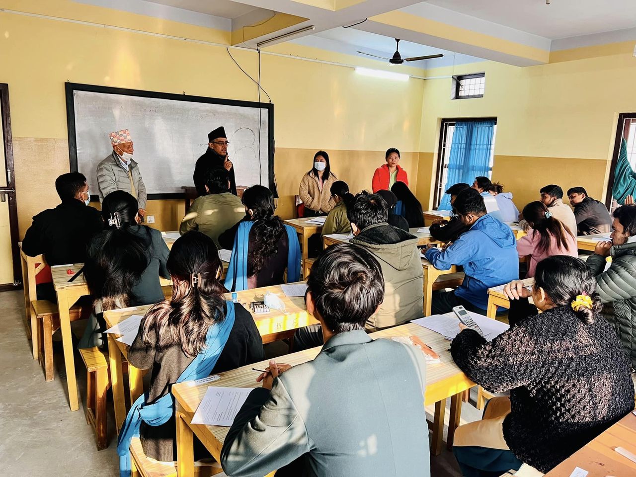 First day of B.tech (Food Technology)central pre-board examination-2079